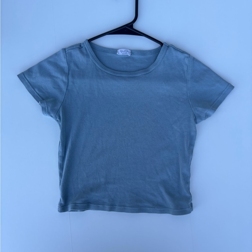 John Galt cropped baby tee
